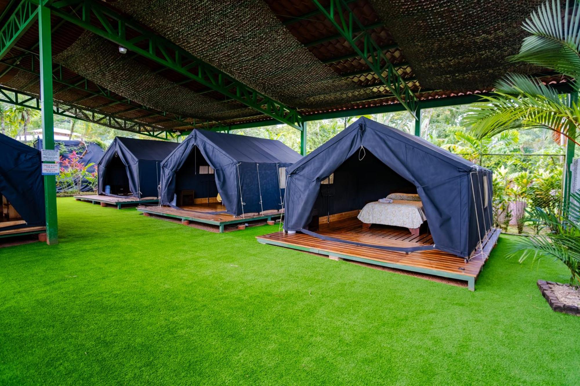 Arenal Backpackers Resort La Fortuna Εξωτερικό φωτογραφία Campsite at the resort